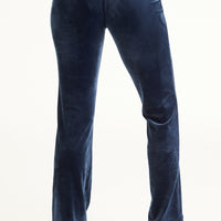 Wifey Big Bling Velour Track Pants - Juicy Couture