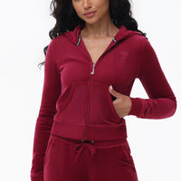 Heritage Cotton Velour Hoodie - Juicy Couture