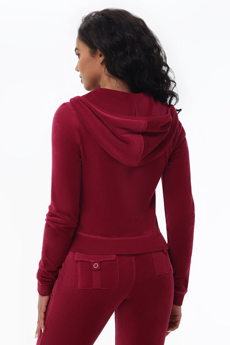 Heritage Cotton Velour Hoodie