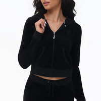 Heritage Cotton Velour Hoodie - Juicy Couture