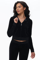 Heritage Cotton Velour Hoodie - Juicy Couture