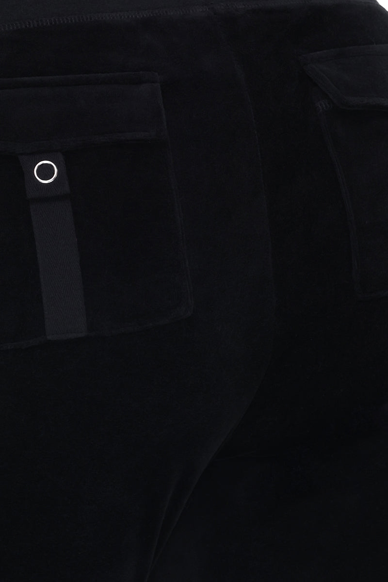 Plus-Size Heritage Cotton Velour Track Pants