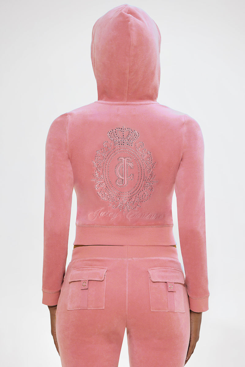 Crown Heritage Cotton Velour Hoodie