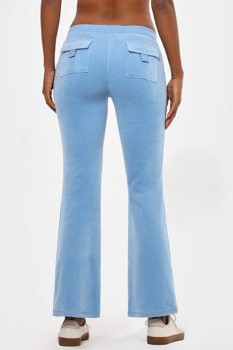 Crown Heritage Cotton Velour Pants - Juicy Couture
