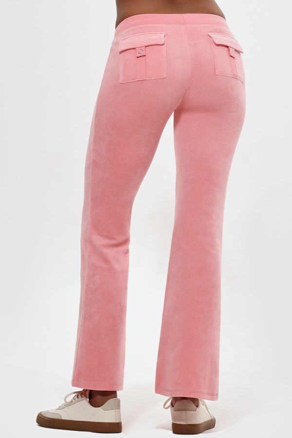 Crown Heritage Cotton Velour Pants - Juicy Couture