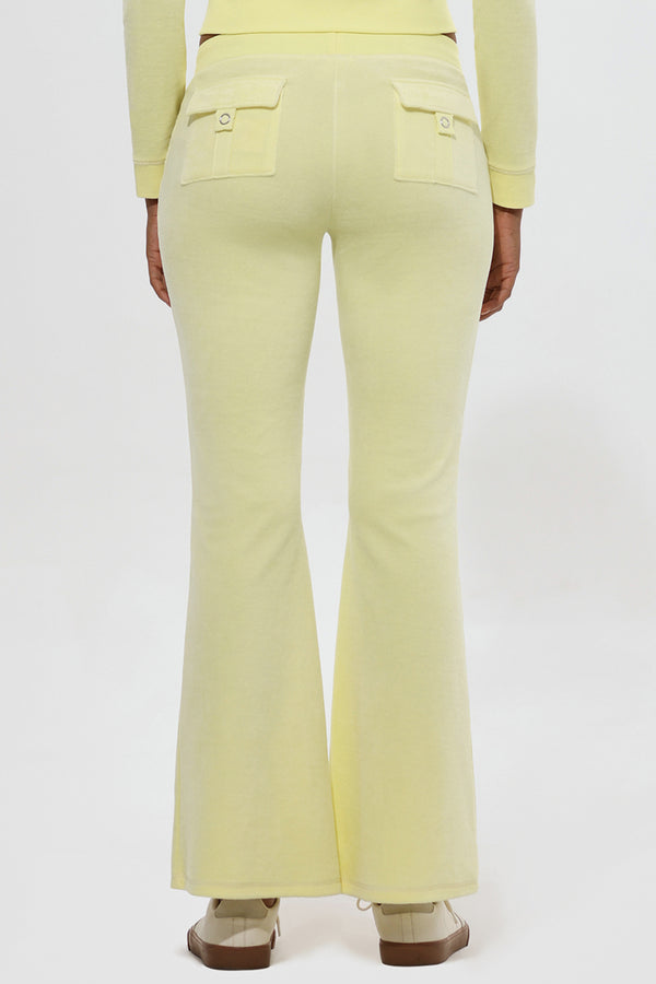 Crown Heritage Cotton Velour Pants - Juicy Couture