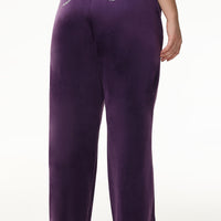 Plus-Size OG Big Bling Velour Track Pants - Juicy Couture