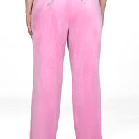 Plus-Size OG Big Bling Velour Track Pants - Juicy Couture