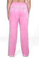 Plus-Size OG Big Bling Velour Track Pants - Juicy Couture