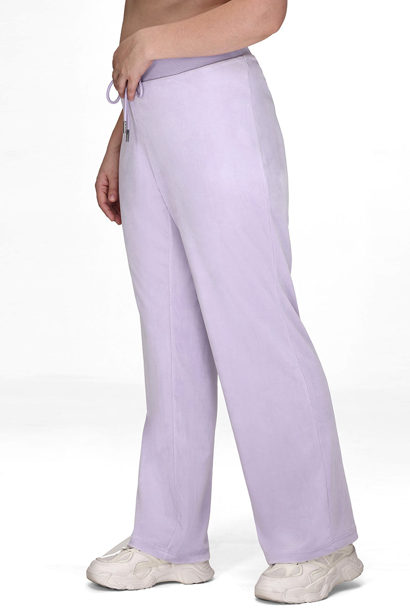 Plus-Size OG Big Bling Velour Track Pants - Juicy Couture