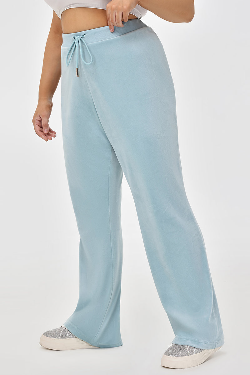 Plus-Size OG Big Bling Velour Track Pants - Juicy Couture