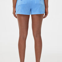 Crown Heritage Cotton Velour Shorts - Juicy Couture