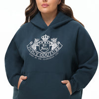 Plus-Size Oversized Fleece Scottie Dog Hoodie - Juicy Couture