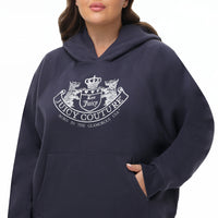 Plus-Size Oversized Fleece Scottie Dog Hoodie - Juicy Couture