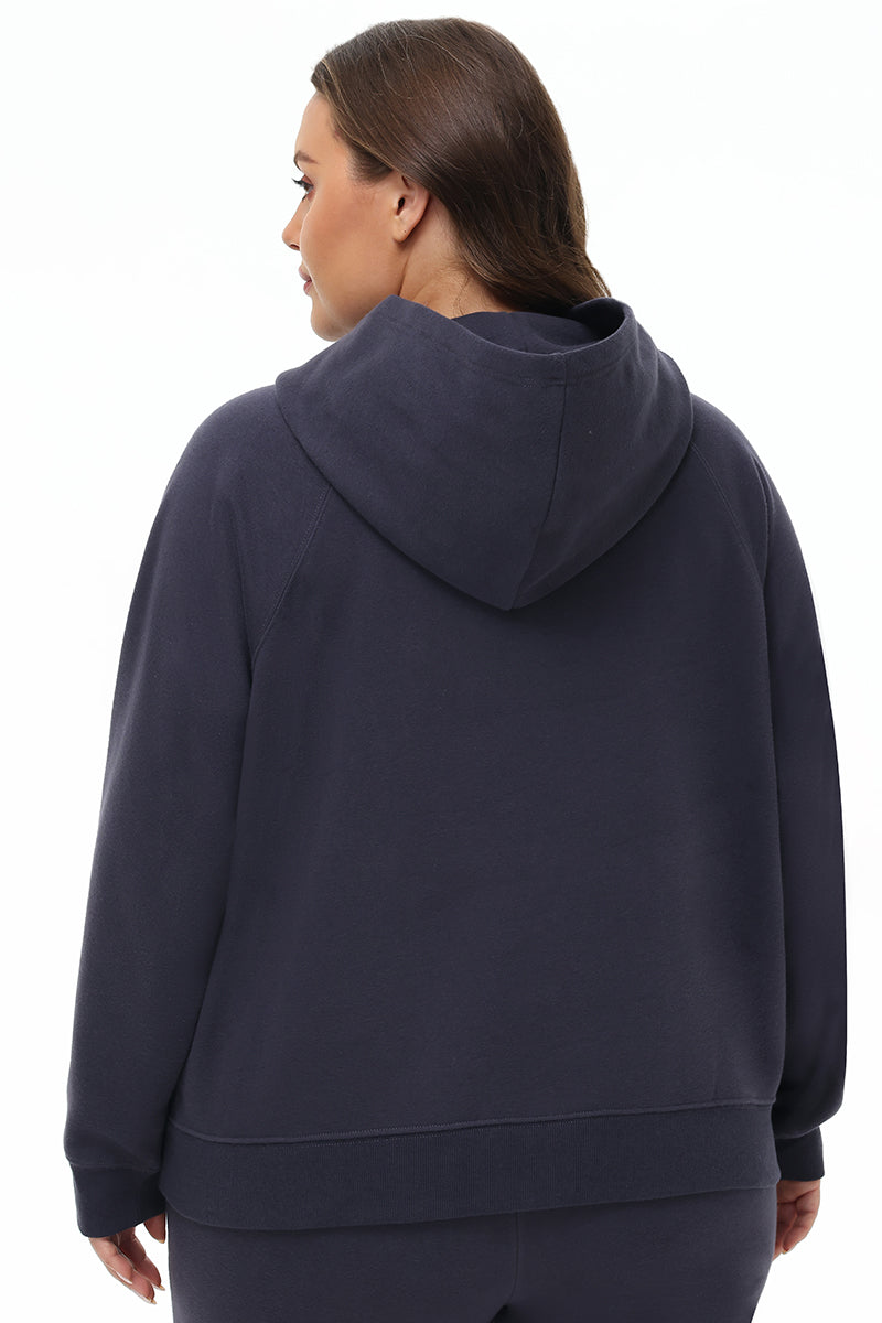 Plus-Size Oversized Fleece Scottie Dog Hoodie - Juicy Couture