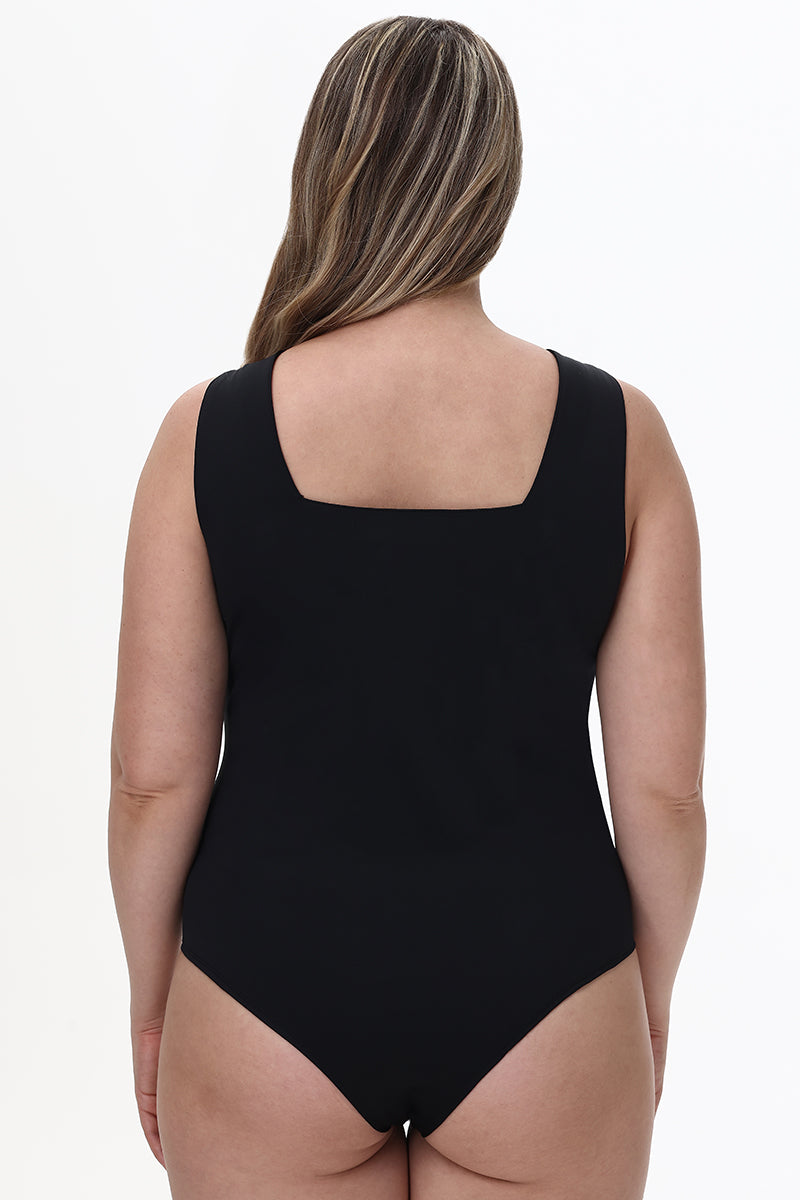 Plus-Size Big Bling Scoop Neck Tank Bodysuit - Juicy Couture