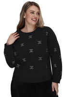 Plus-Size Bling Fleece Sweatshirt - Juicy Couture