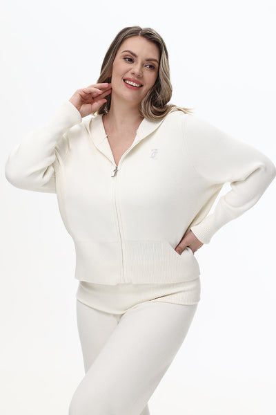 Plus-Size Small Bling Knit Cropped Jacket - Juicy Couture