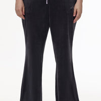 Plus-Size Sweetheart Cotton Velour Track Pants - Juicy Couture