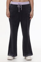 Plus-Size Sweetheart Cotton Velour Track Pants - Juicy Couture
