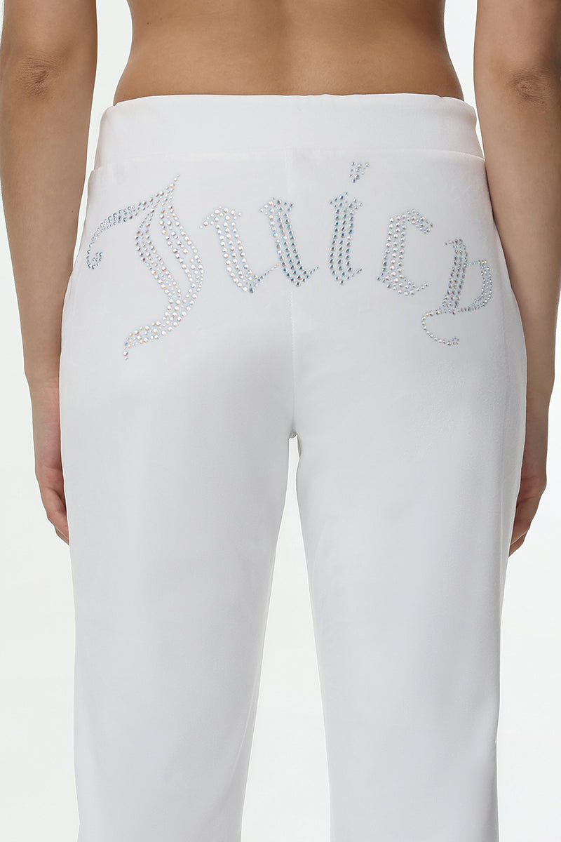 Technicolor Big Bling Velour Track Pants - Juicy Couture