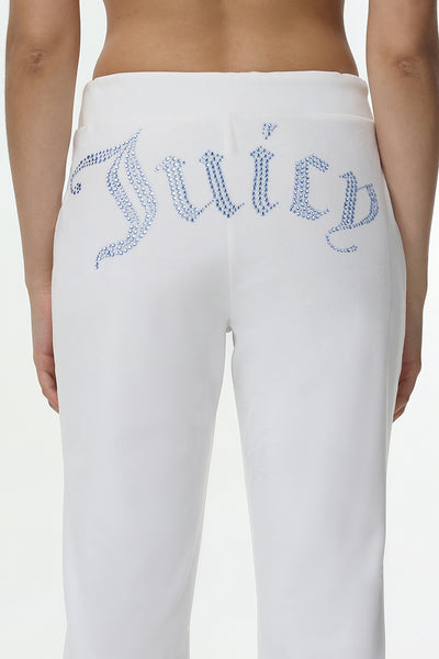 Technicolor Big Bling Velour Track Pants - Juicy Couture