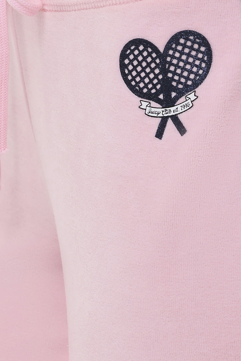 Tennis Cotton Velour Track Pants