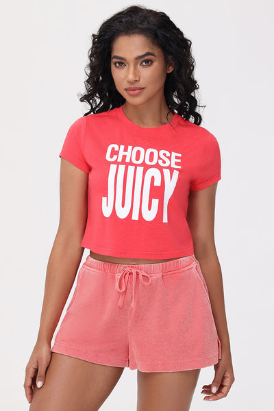 Choose Juicy Baby Tee - Strawberry Fields - Juicy Couture