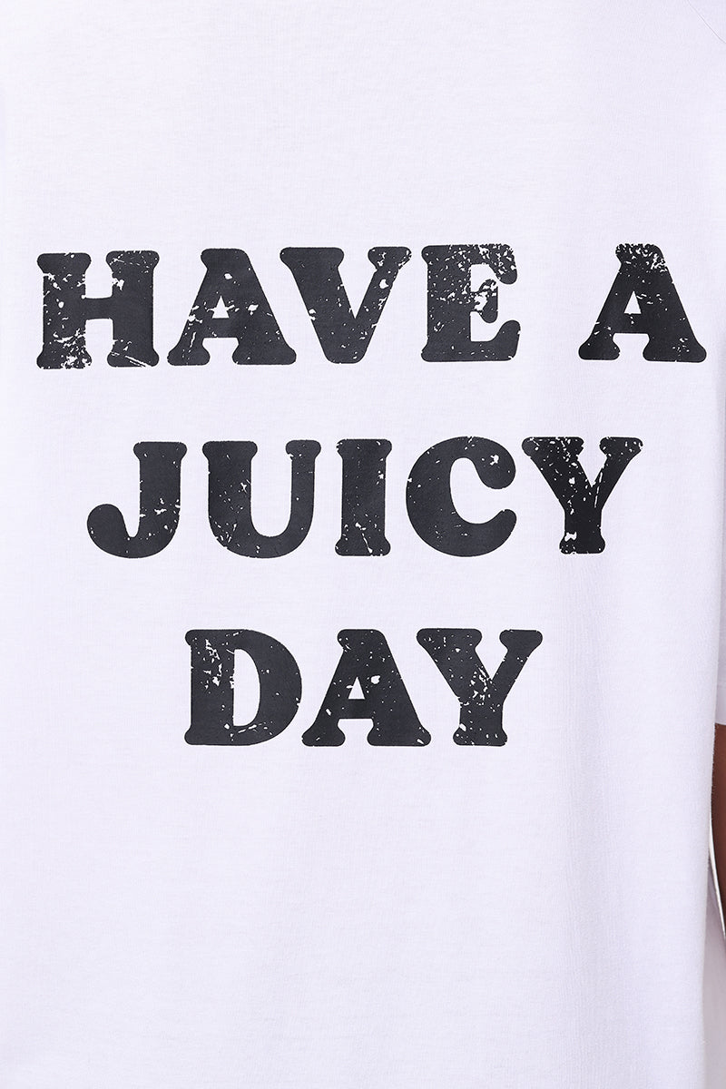 Oversized Have A Juicy Day Tee