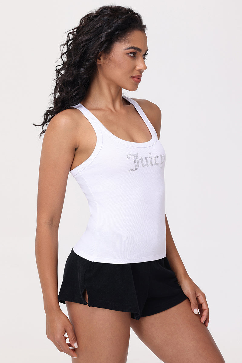 Small Bling Racer Back Tank Top