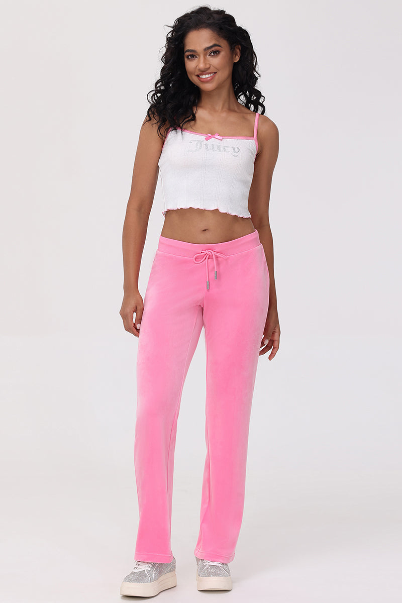 Cropped Pointelle Juicy Tank