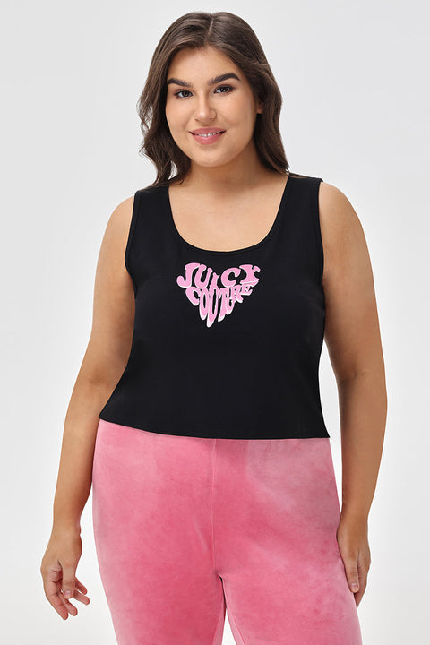 Plus-Size Heart Juicy Tank
