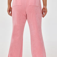 Plus-Size Crown Heritage Cotton Velour Pants - Juicy Couture