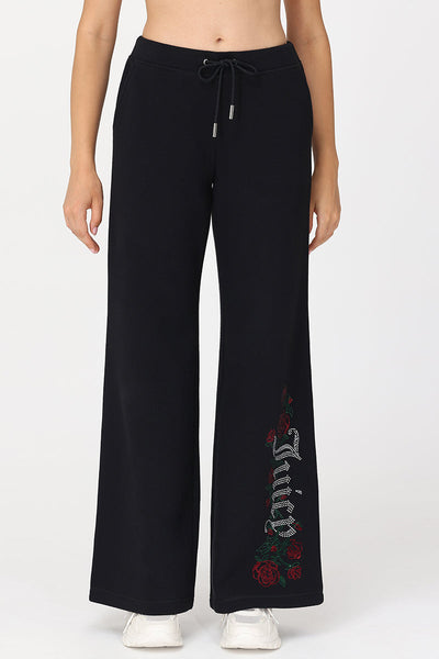 Roses Wide Leg Track Pants - Juicy Couture