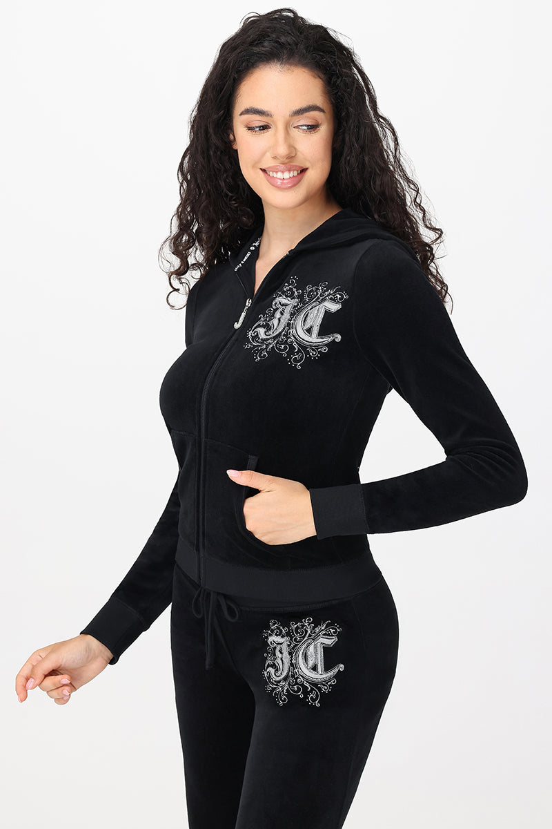 Monogram Heritage Cotton Velour Hoodie