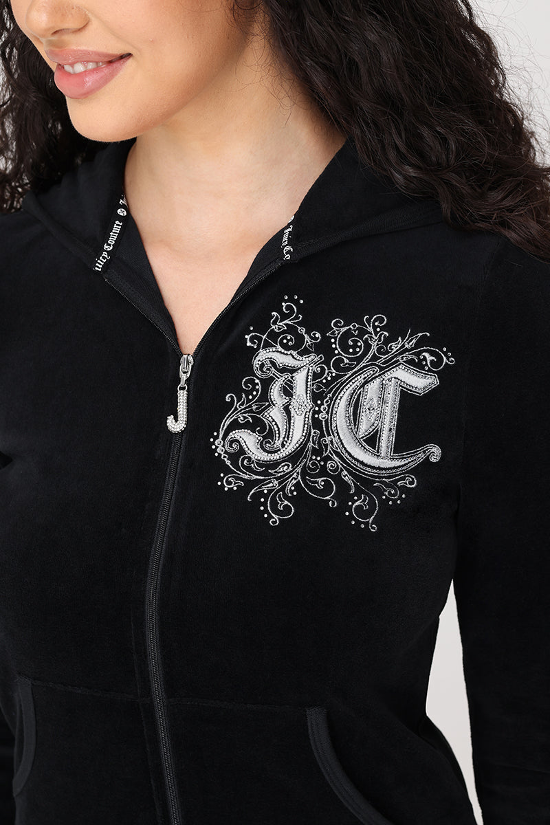 Monogram Heritage Cotton Velour Hoodie