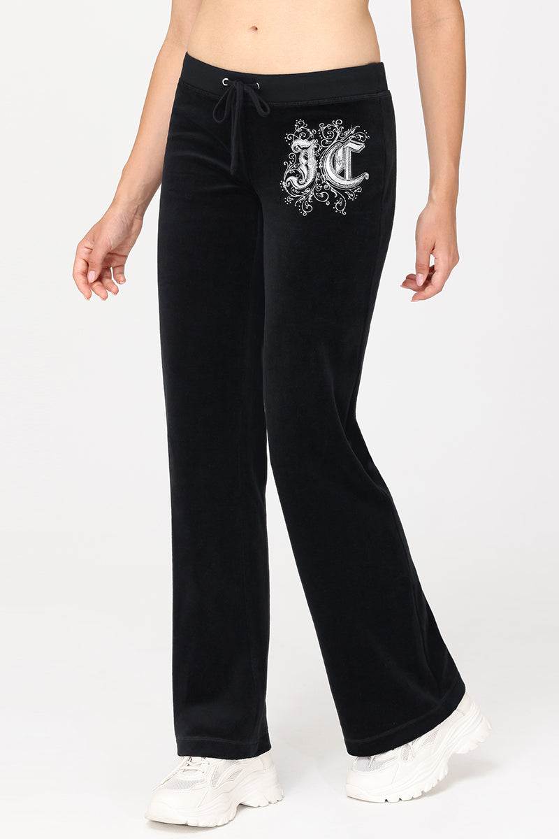 Monogram Heritage Cotton Velour Track Pants