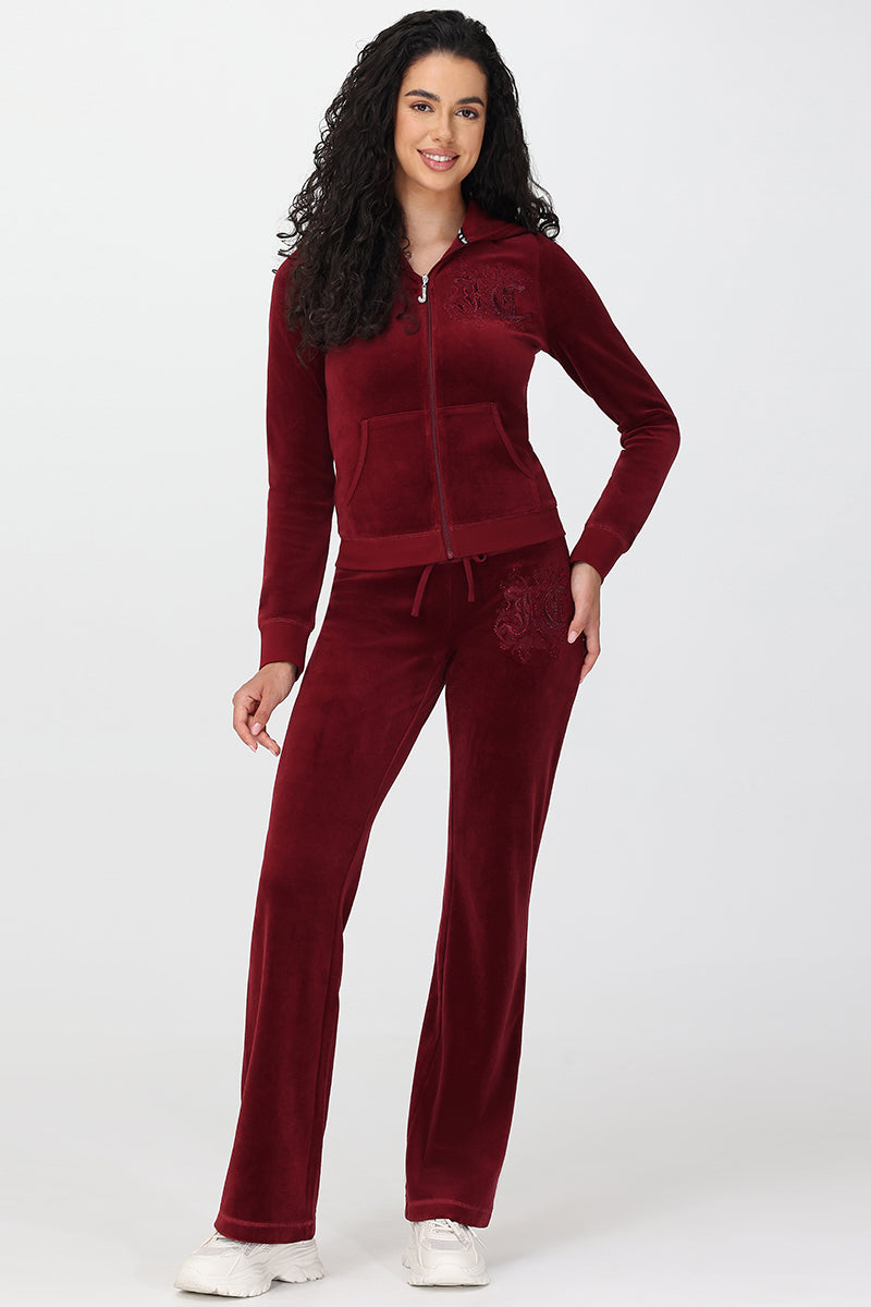 Monogram Heritage Cotton Velour Track Pants