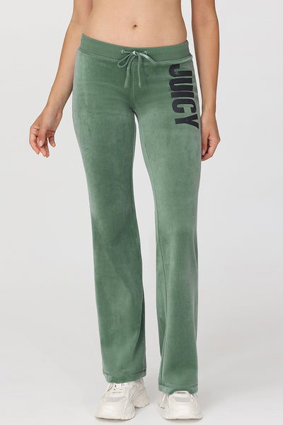 Rebel Without Couture Heritage Cotton Velour Track Pants - Juicy Couture