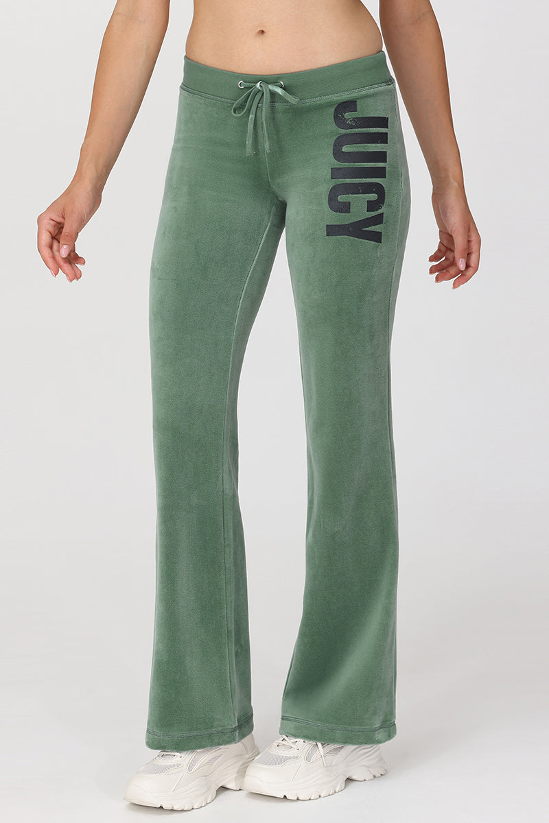 Rebel Without Couture Heritage Cotton Velour Track Pants
