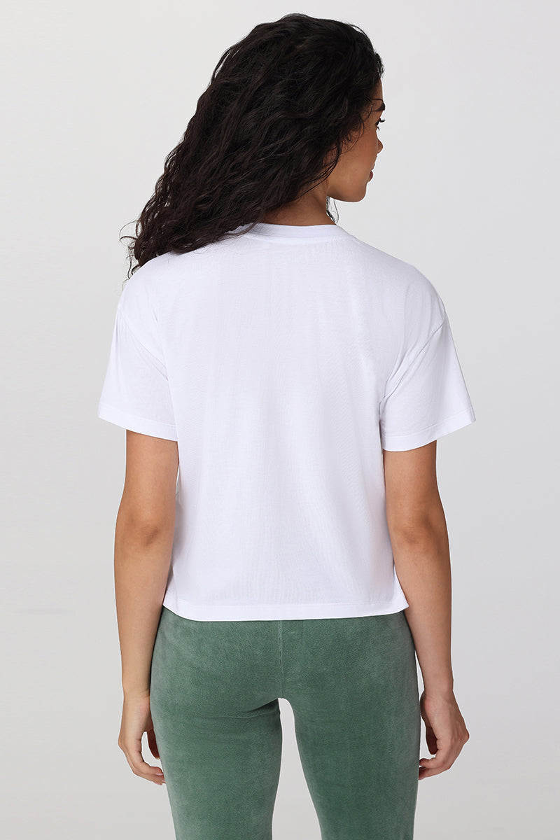 Juicy Couture Tシャツ ホワイト S Kiss My Couture Boxy Tee - Juicy Couture