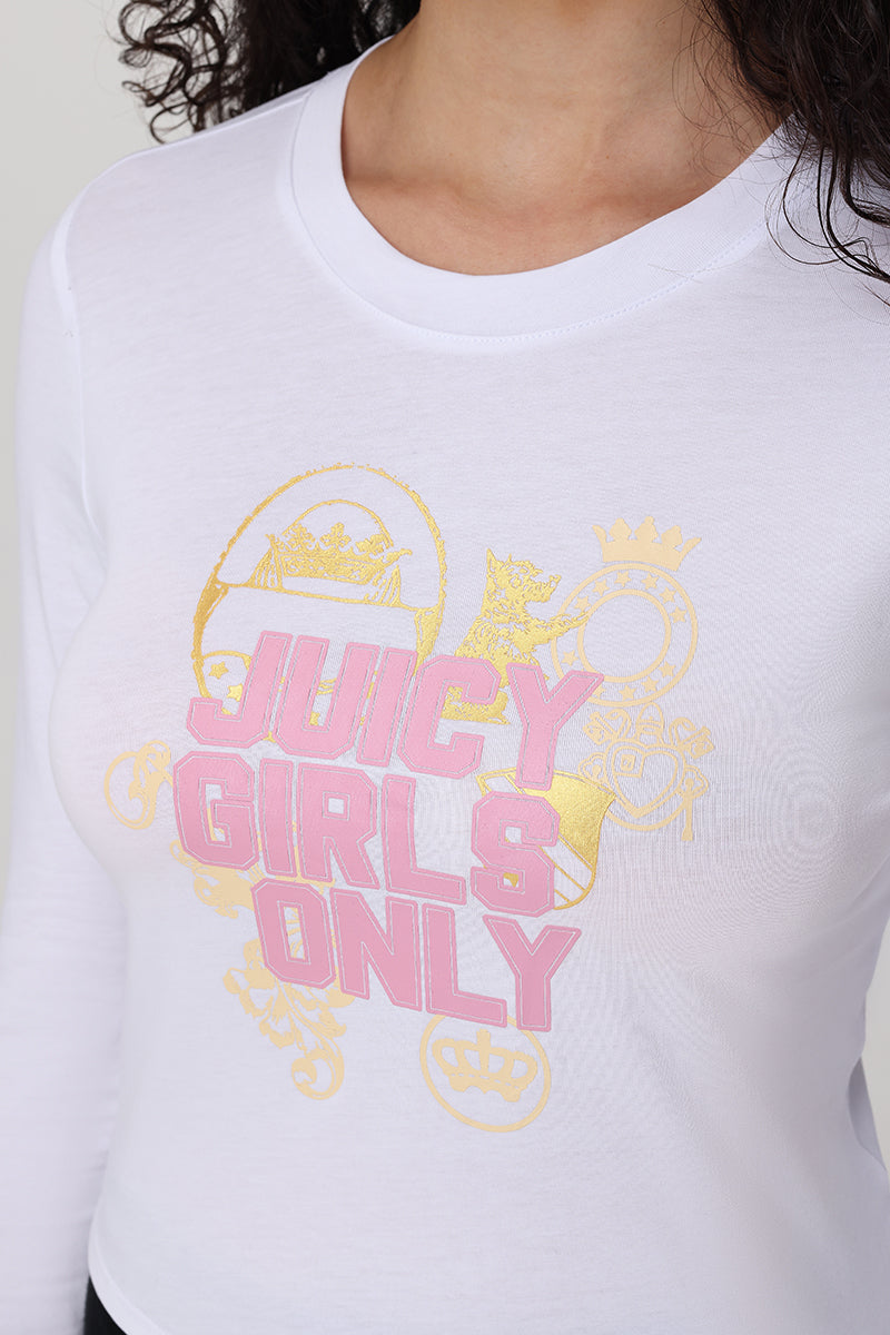 Juicy Girls Only Long Sleeve Tee