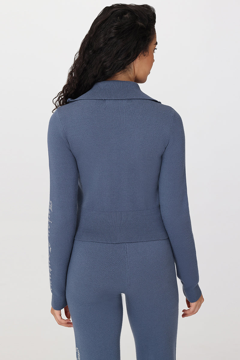 Small Bling Knit Cropped Jacket - Juicy Couture