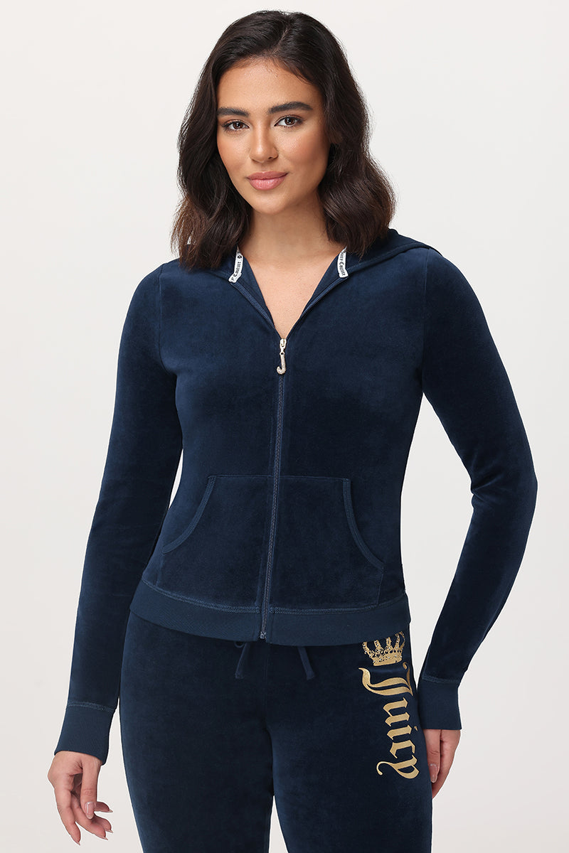 Juicy for All Heritage Cotton Velour Hoodie