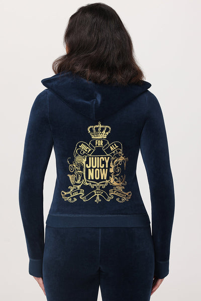 Juicy for All Heritage Cotton Velour Hoodie