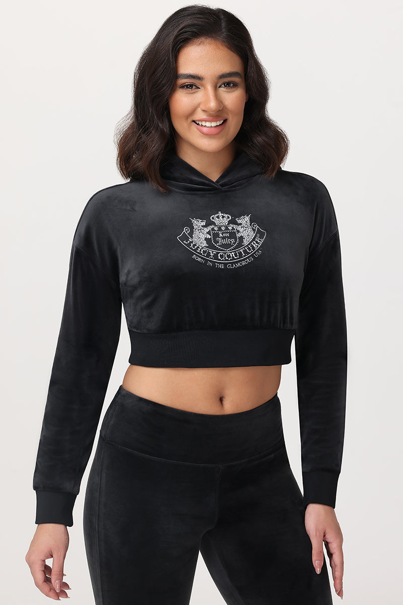 Cropped Scottie Hoodie - Juicy Couture