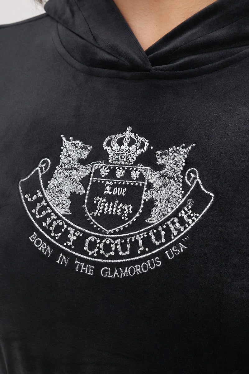Cropped Scottie Hoodie - Juicy Couture