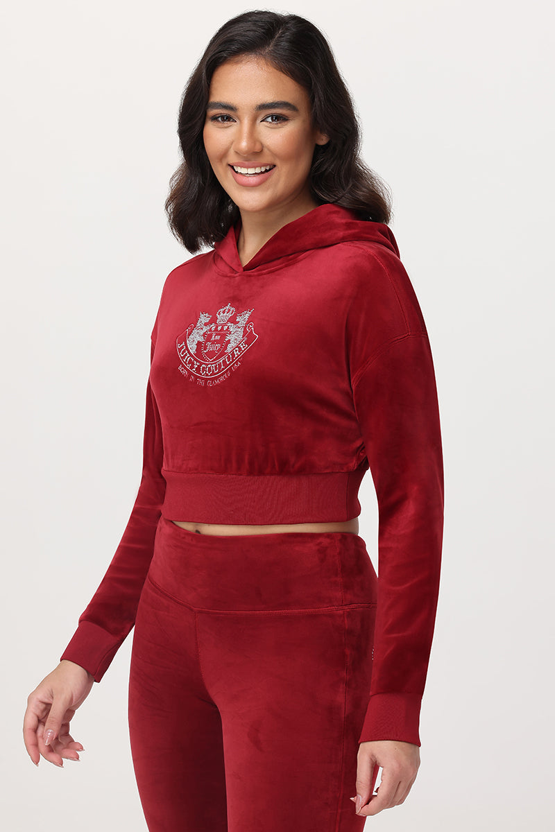 Cropped Scottie Hoodie - Juicy Couture