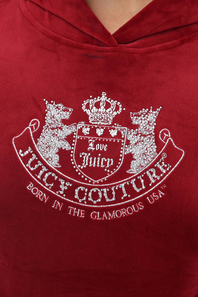 Cropped Scottie Hoodie - Juicy Couture