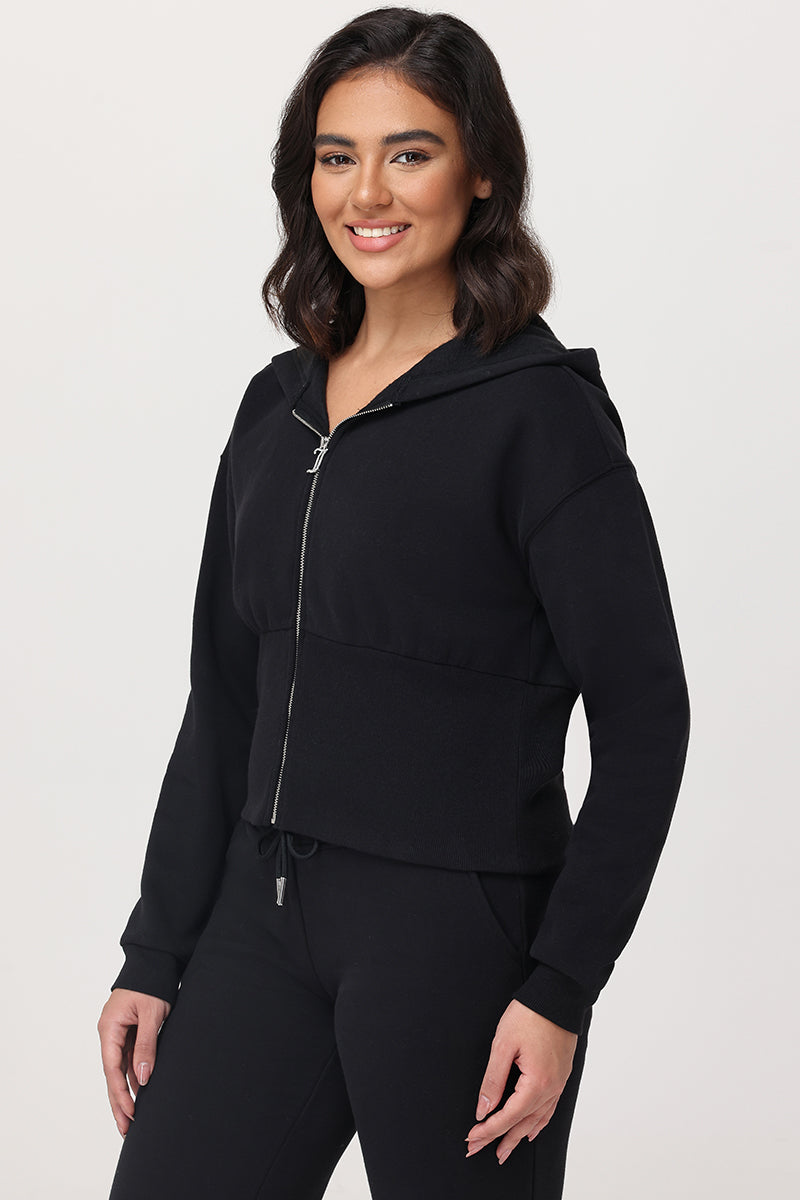 Fleece Corset Hoodie